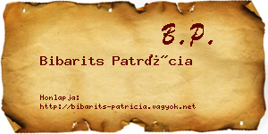 Bibarits Patrícia névjegykártya